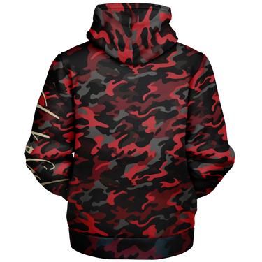 Chokefish™ Microfleece Zip-Up Hoodie Camouflage-011B